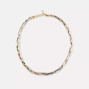 Zara Necklace | Gold and Silver Mixed Metal